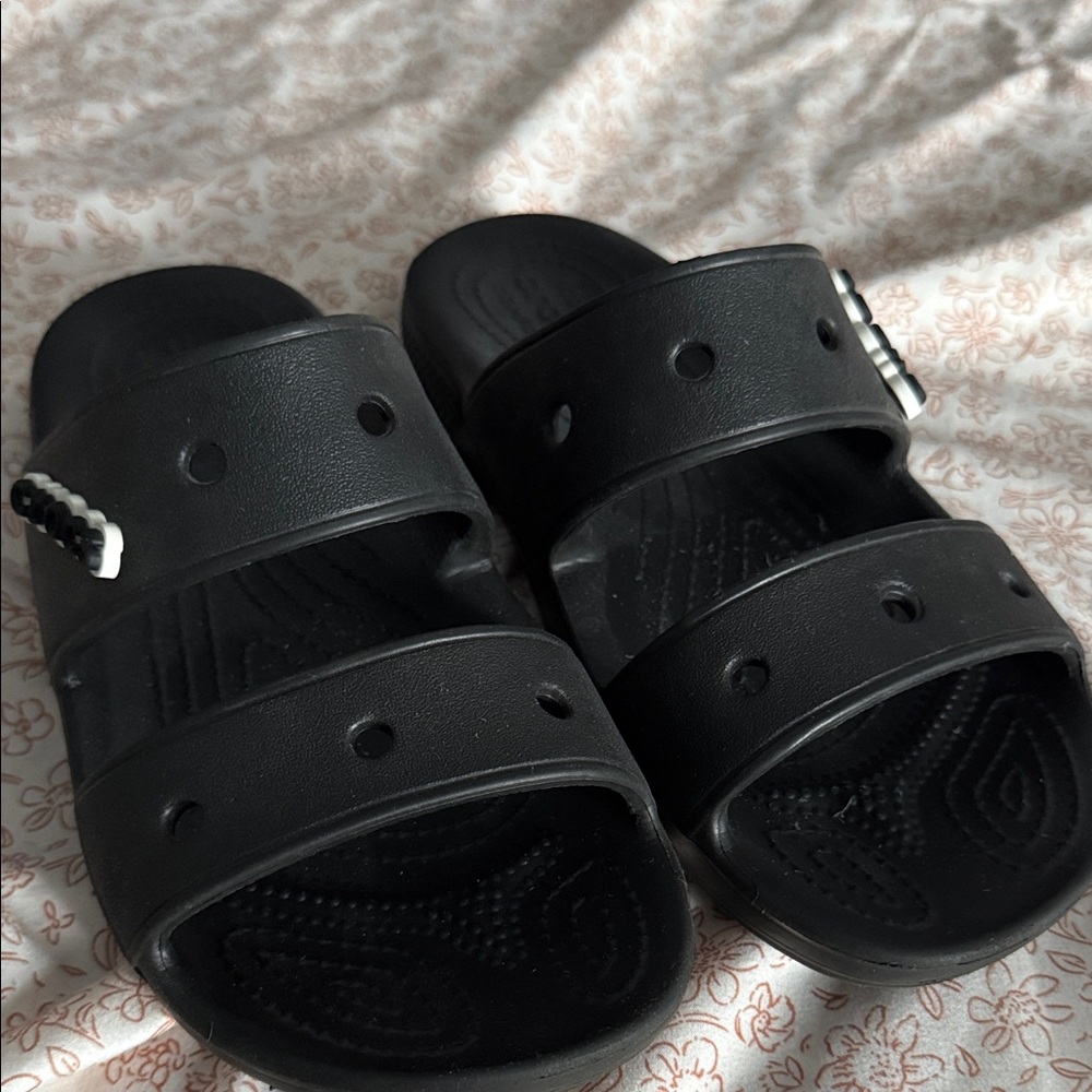 CROCS Black Slide Sandals
